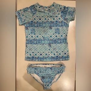 Garnet Hill Kids Rash Guard SET